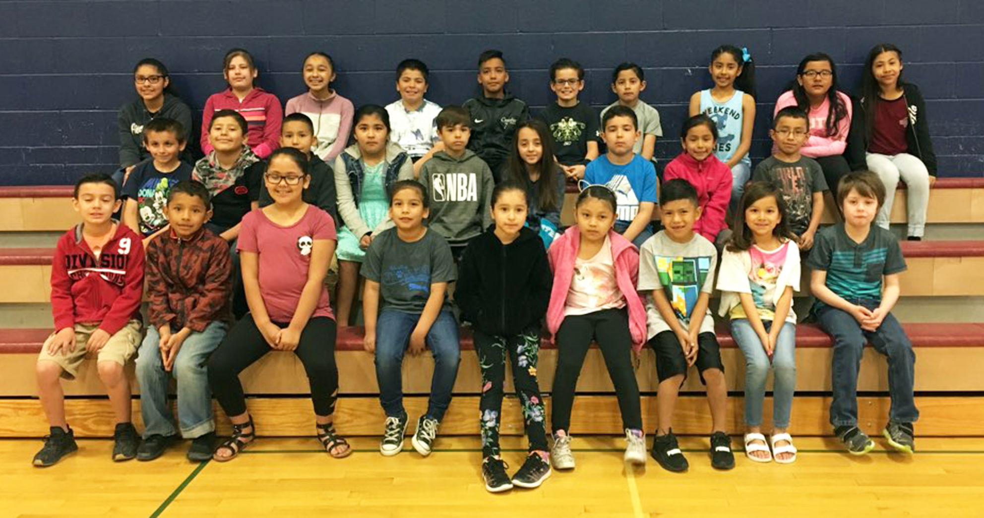 Pioneer Elementary April Students of the Month